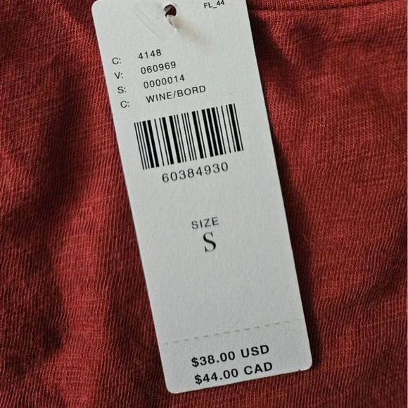 Anthropologie T.La Isadora Rust Tee - Picture 7 of 8